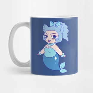 Chubby Blue Mermaid Mug